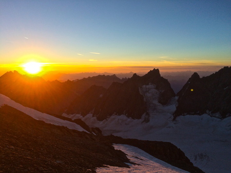 Ecrins, Lever De Soleil