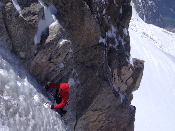 Week-end initiation à l'autonomie en goulottes à Chamonix