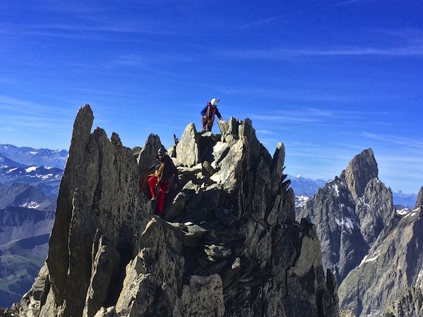 Aiguille d'Entrèves, tendre à l'autonomie...