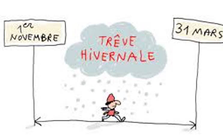 Trêve hivernale...