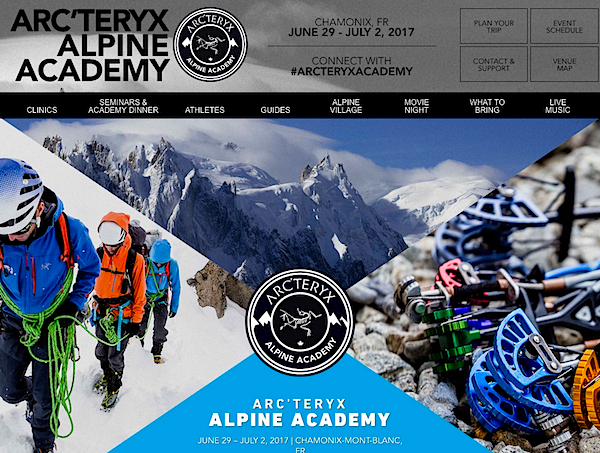 Arc'teryx Alpine Academy with Petzl