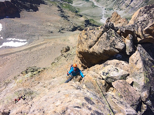 Pic Nord des Cavales, arête ouest 