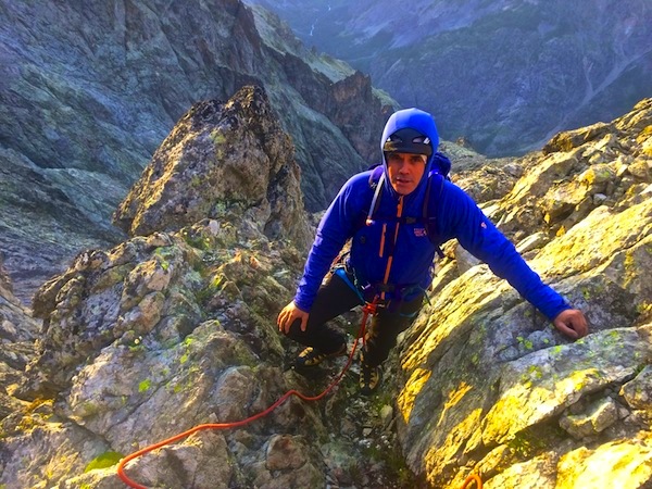 Arête sud du Petit Pelvoux.