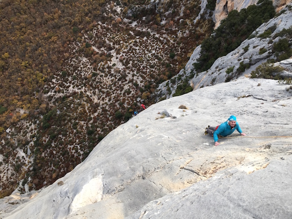 Escalade grandes voies dans les Gorges du Verdon