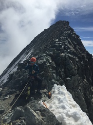 Voie normale barre des Ecrins