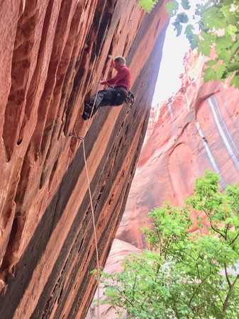 Escalade à Colob Canyon