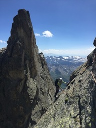 Arete sud Noire de peuterey