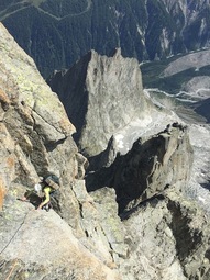 Arete Sud de la Noire de Peuteurey