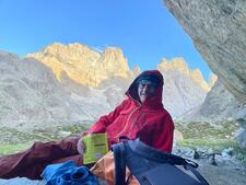 Bivouac pilier sud des Ecrins 4102m