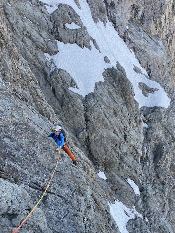 Grand Pic de la Meije face Sud Voie Pierre Allain
